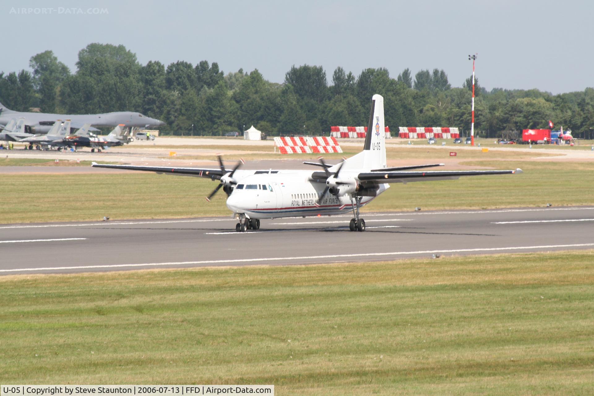 U-05, 1992 Fokker 50 C/N 20253, Royal International Air Tattoo 2006