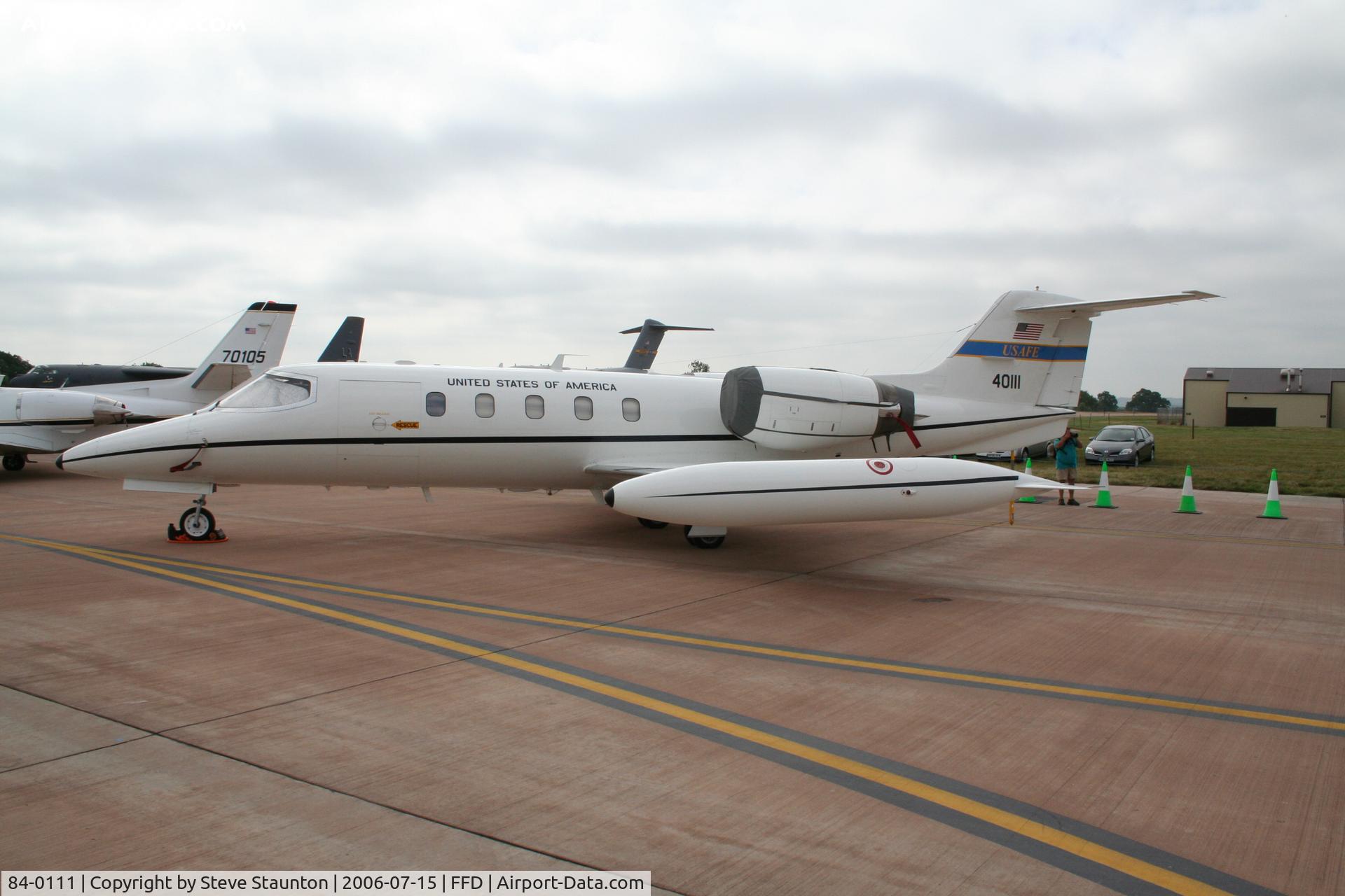 84-0111, 1985 Gates Learjet 35A (C-21A) C/N 35A-557, Royal International Air Tattoo 2006
