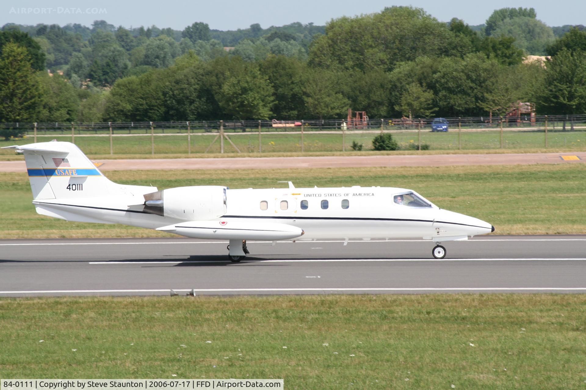 84-0111, 1985 Gates Learjet 35A (C-21A) C/N 35A-557, Royal International Air Tattoo 2006