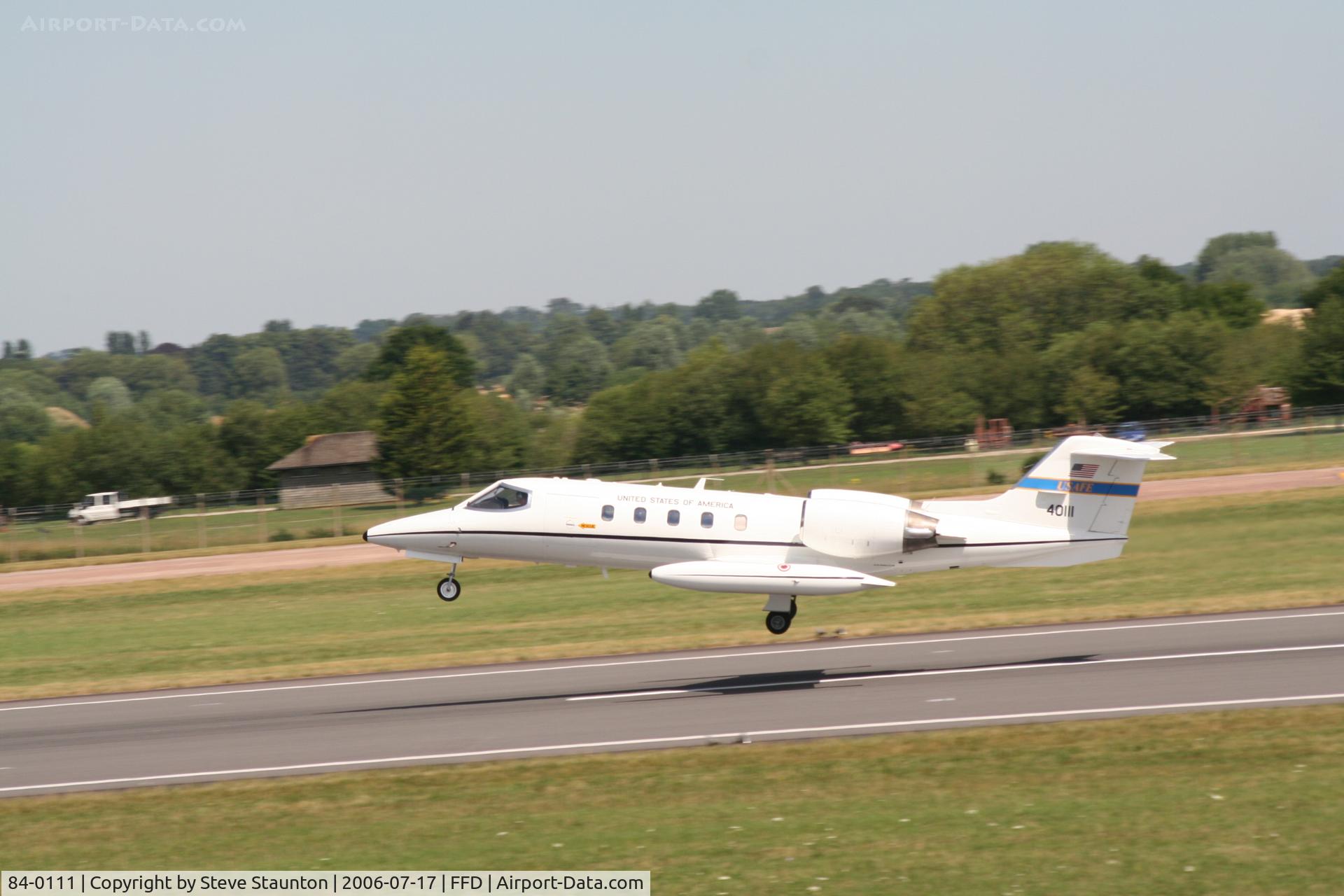 84-0111, 1985 Gates Learjet 35A (C-21A) C/N 35A-557, Royal International Air Tattoo 2006