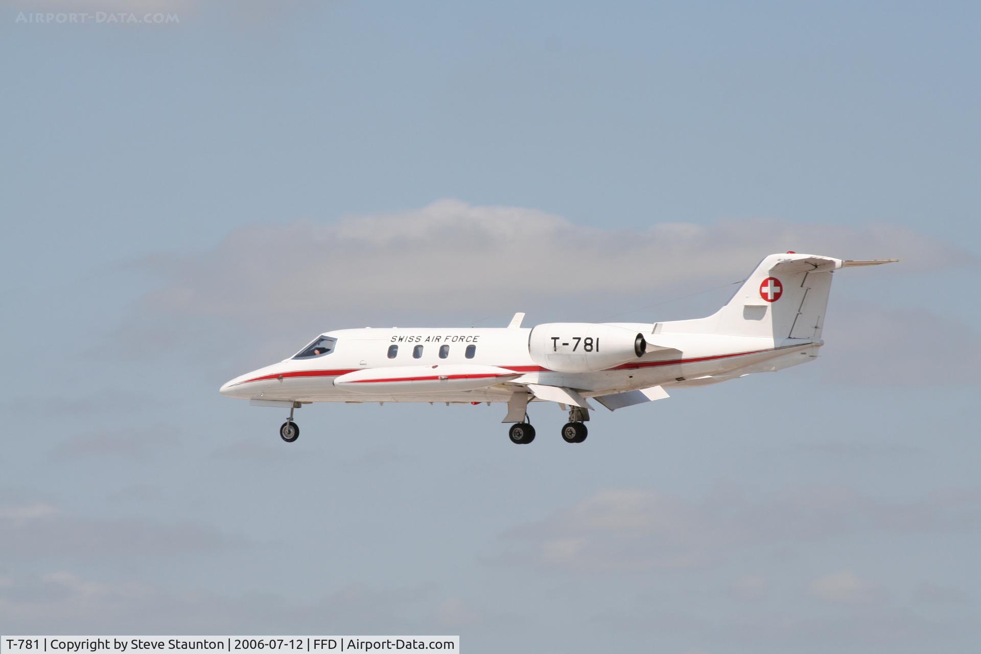 T-781, 1976 Learjet 35A C/N 35A-068, Royal International Air Tattoo 2006
