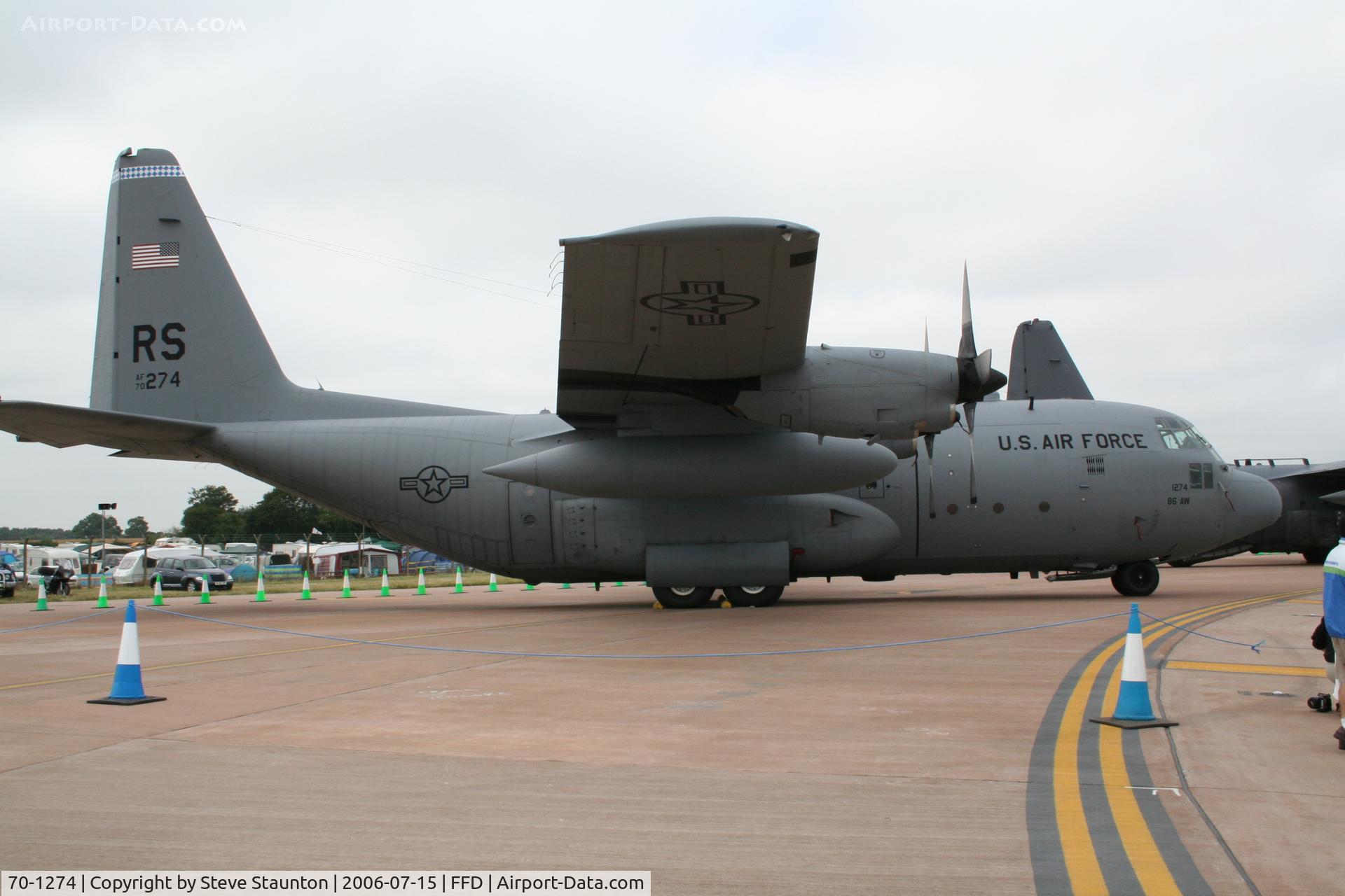 70-1274, 1970 Lockheed C-130E Hercules C/N 382-4429, Royal International Air Tattoo 2006
