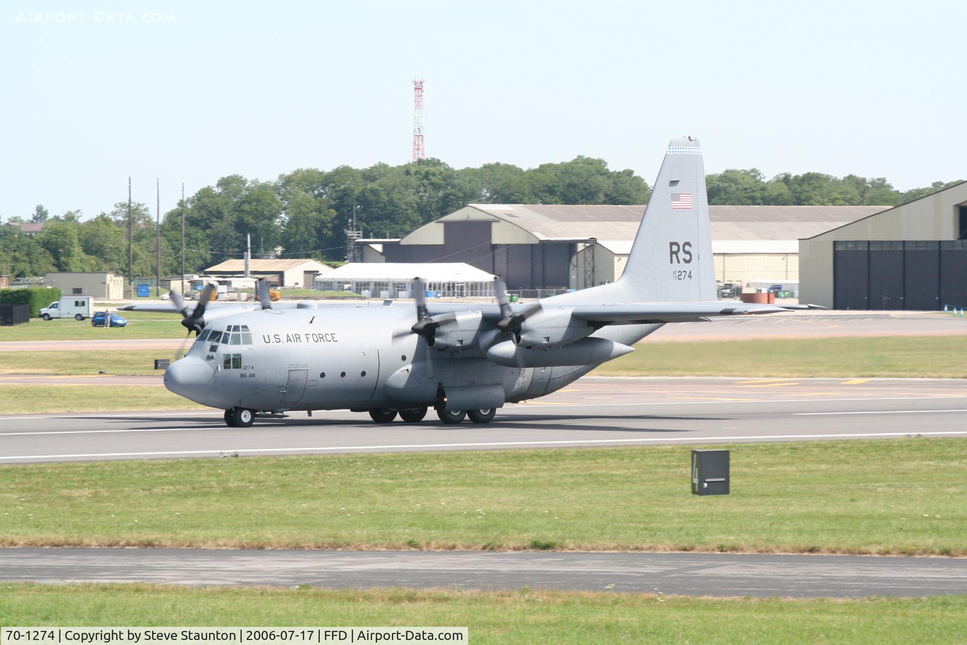 70-1274, 1970 Lockheed C-130E Hercules C/N 382-4429, Royal International Air Tattoo 2006