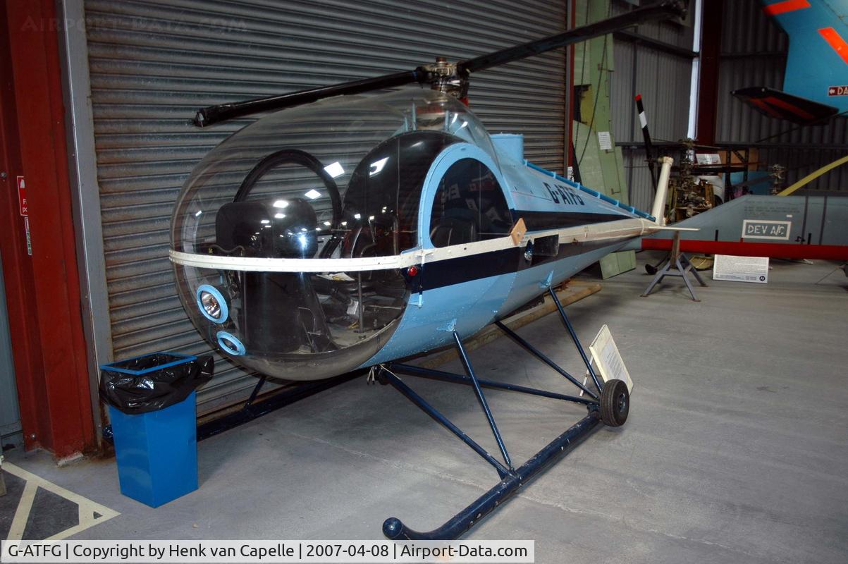 G-ATFG, 1965 Brantly B-2B C/N 448, Brantley B2B in the Helicopter Museum in Weston-super-Mare, UK