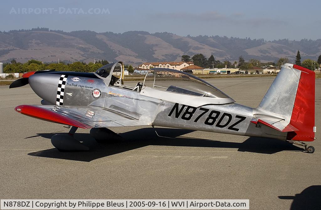 N878DZ, 2004 Vans RV-8 C/N 81885, the plane Bill Randolph built himself (kit) and flew alone around the world.