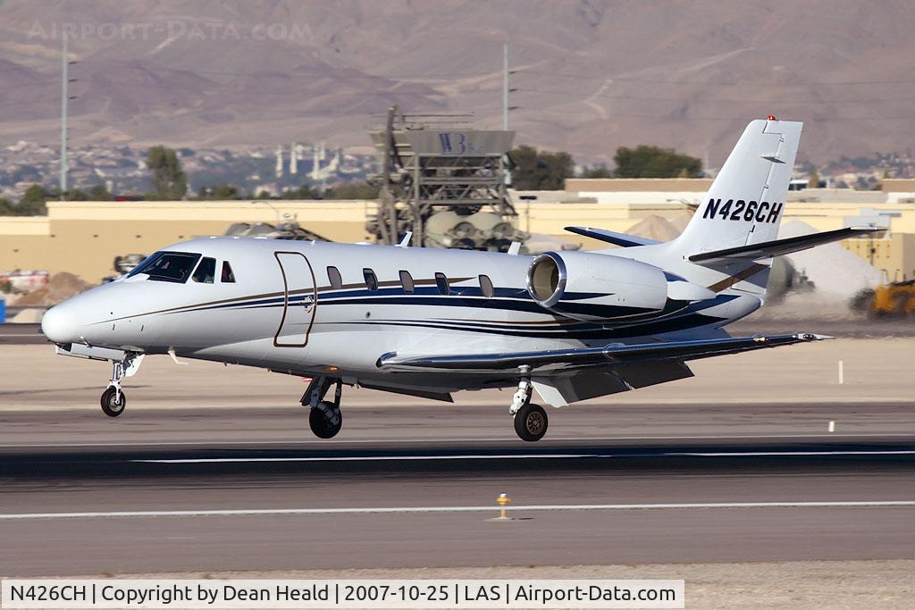 N426CH, 2002 Cessna 560XL C/N 560-5222, Heers Management Company Inc 2002 Cessna 560XL Citation Excel N426CH from Phoenix Sky Harbor Int'l (KPHX) landing RWY 25L.