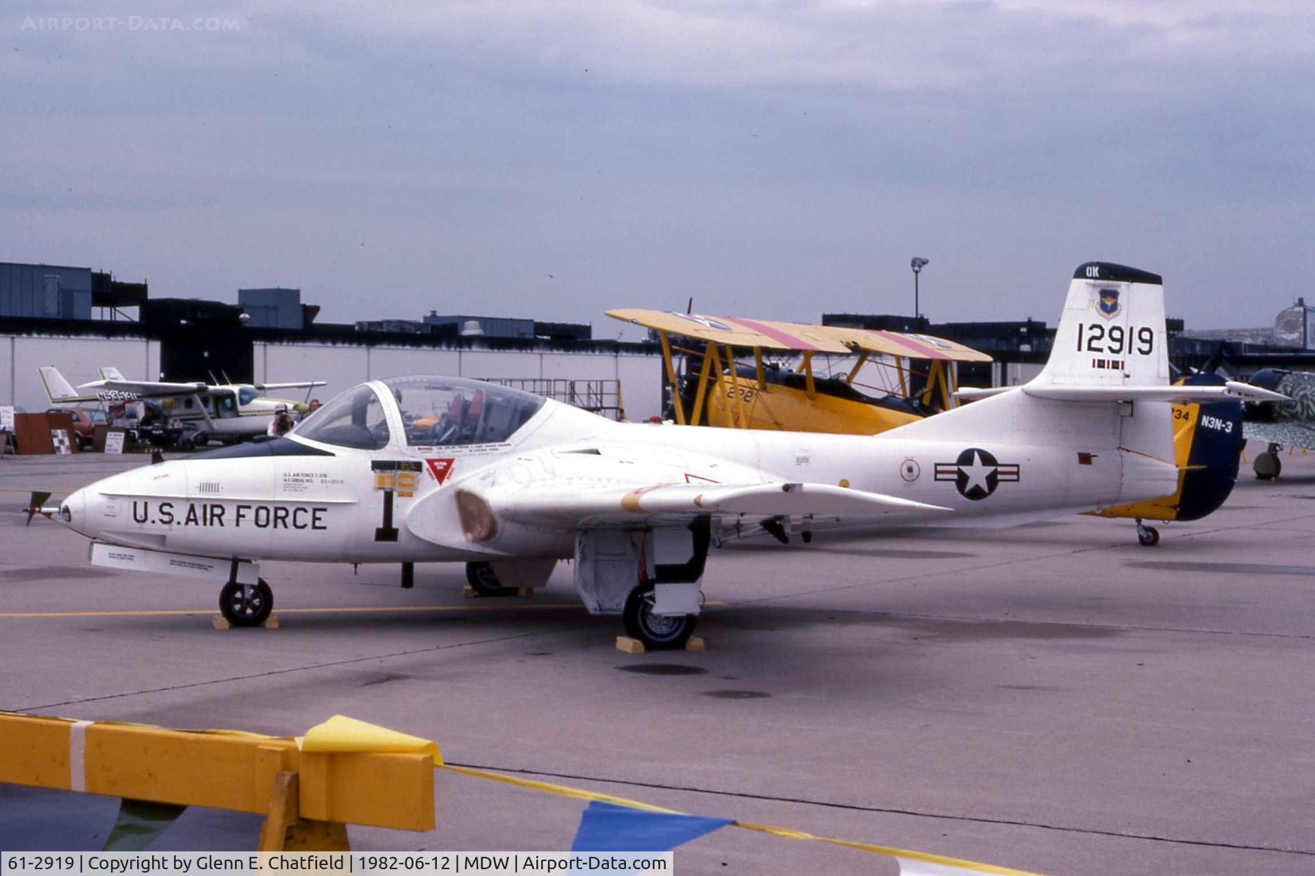 61-2919, 1961 Cessna T-37B-CE Tweety Bird C/N 40717, T-37B at the open house