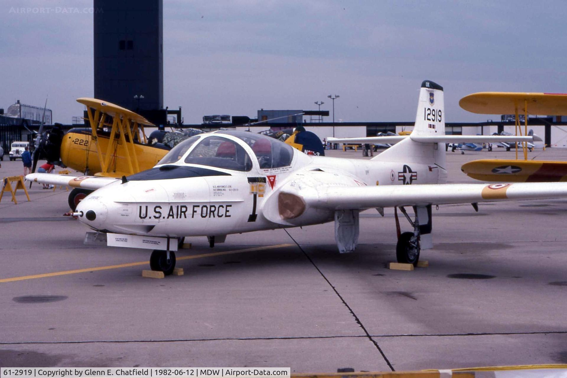 61-2919, 1961 Cessna T-37B-CE Tweety Bird C/N 40717, T-37B at the open house