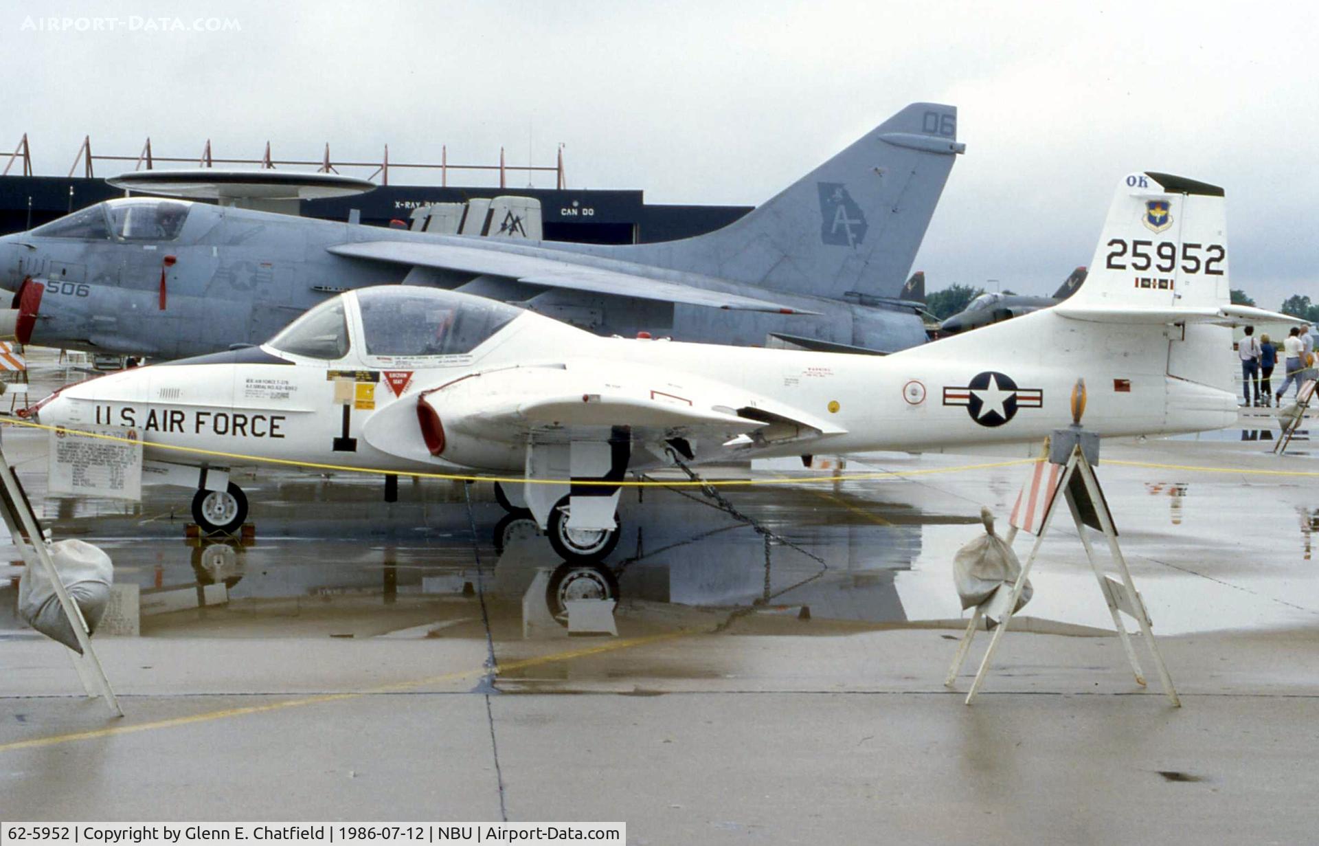 62-5952, 1962 Cessna T-37B-CE Tweety Bird C/N 40720, T-37B at the open house