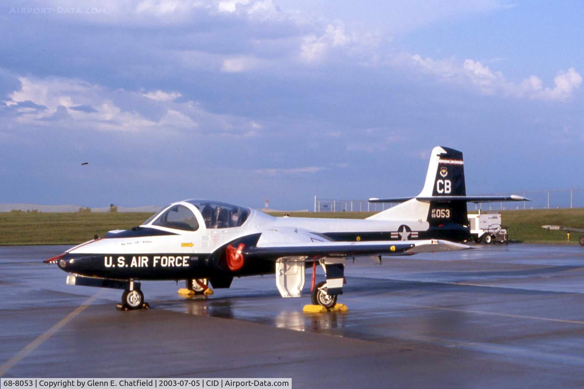 68-8053, 1968 Cessna T-37B-CE Tweety Bird C/N 41148, T-37B in for open house display