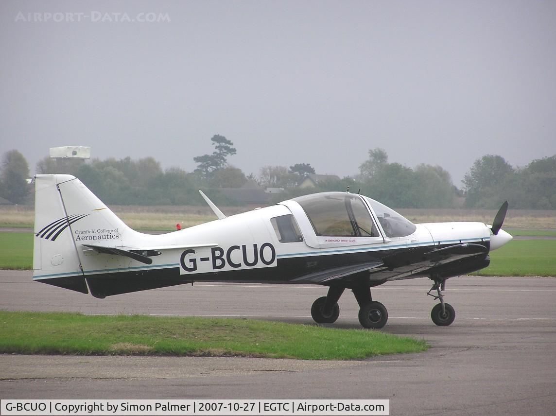 G-BCUO, 1975 Scottish Aviation Bulldog Series 120 Model 122 C/N BH120/371, Bulldog at Cranfield
