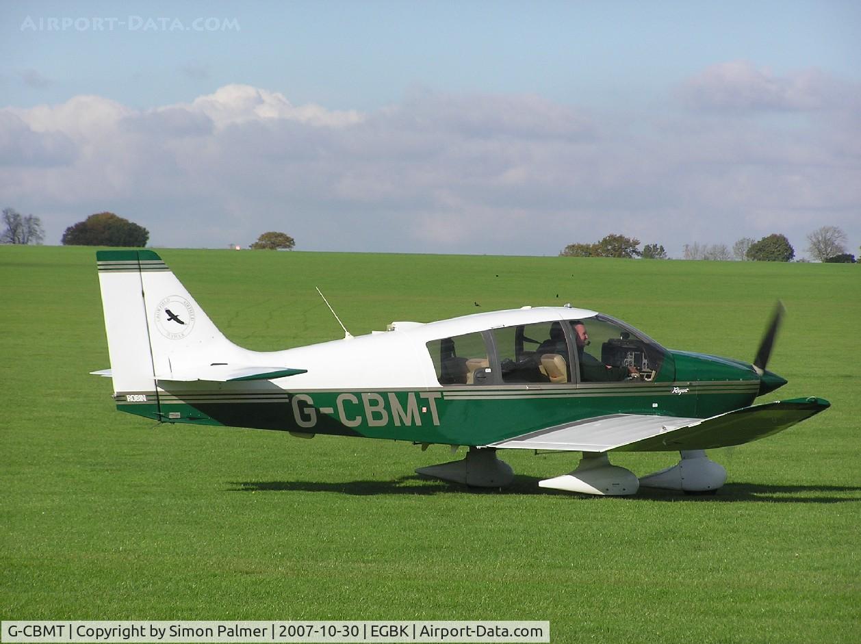 G-CBMT, 2002 Robin DR-400-180 Regent Regent C/N 2538, Robin Regent visiting Northampton