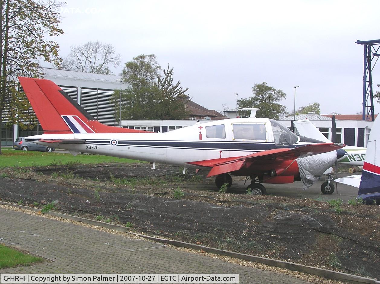 G-HRHI, 1965 Beagle B-206R Basset CC.1 C/N B014, Basset stored at Cranfield