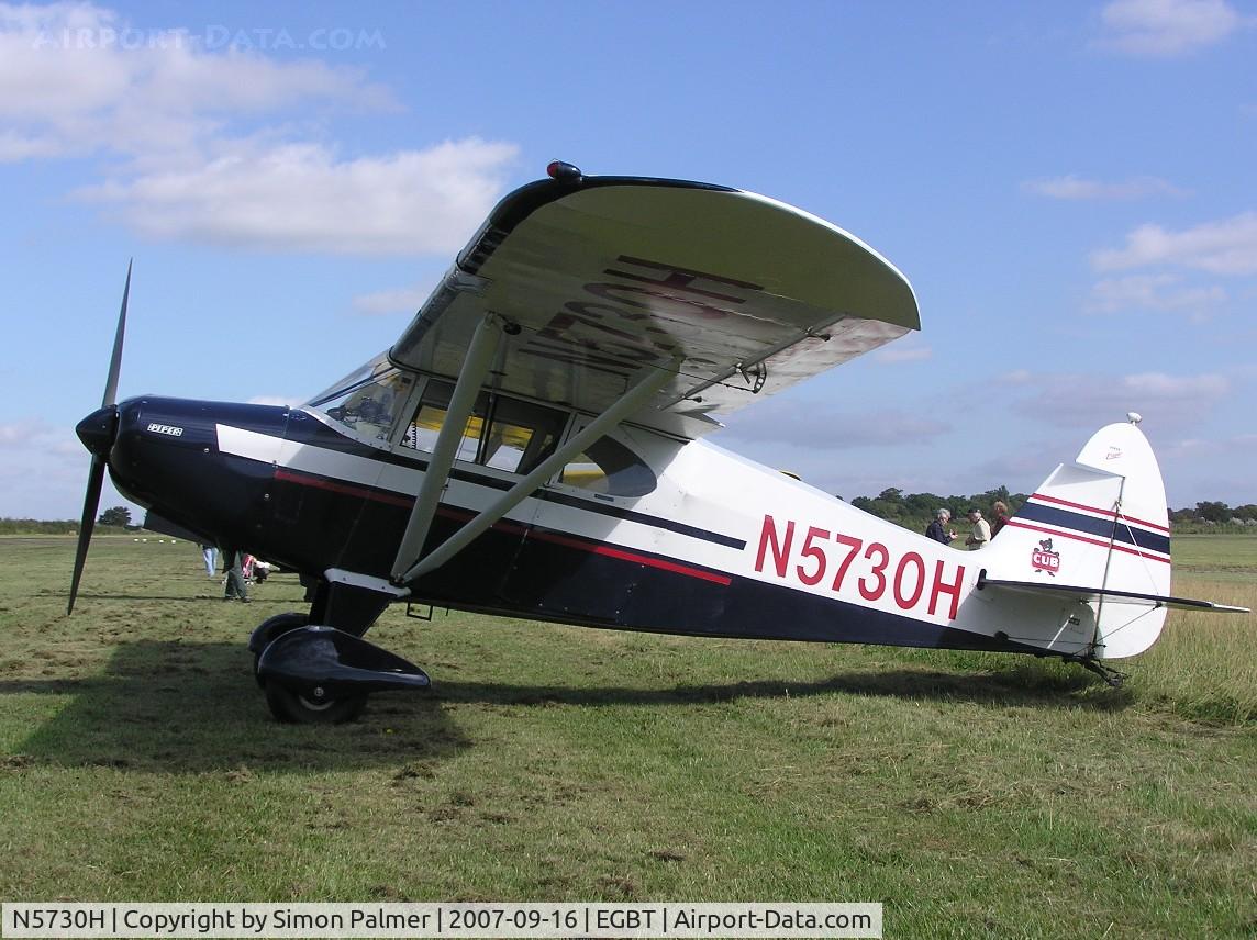 N5730H, 1949 Piper PA-16 Clipper C/N 16-342, PA-16 Clipper at the Turweston fly-in