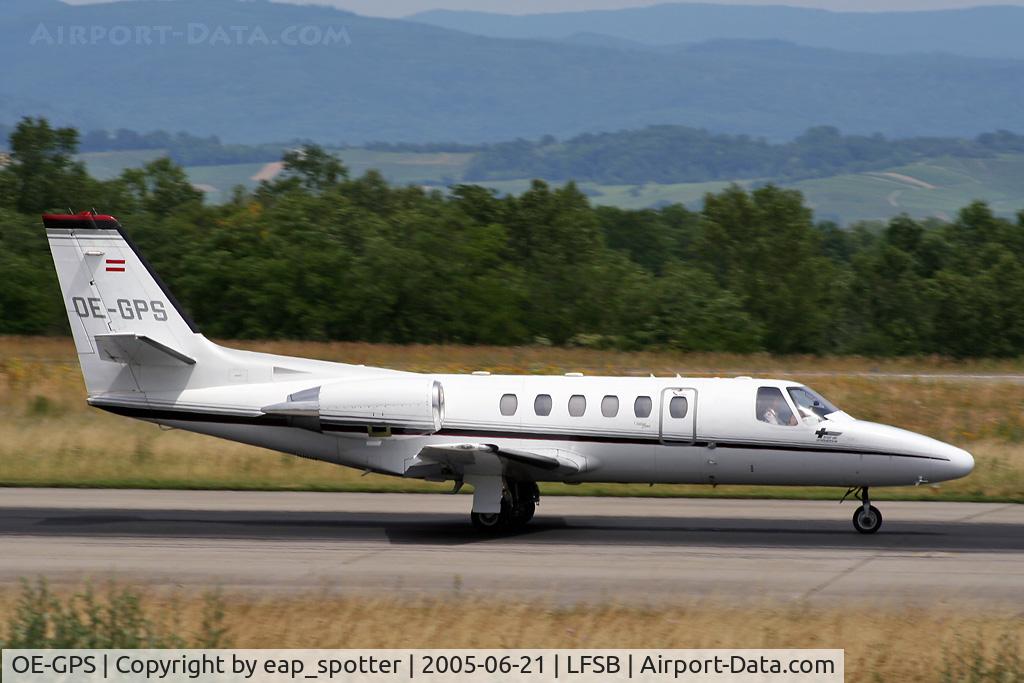 OE-GPS, 1998 Cessna 550 Citation Bravo C/N 550-0837, Tyrol Ambulance