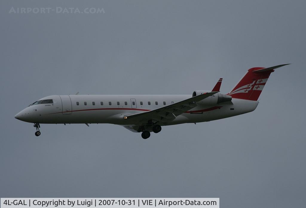 4L-GAL, 1995 Canadair CRJ-100ER (CL-600-2B19) C/N 7076, Georgian Airways CRJ