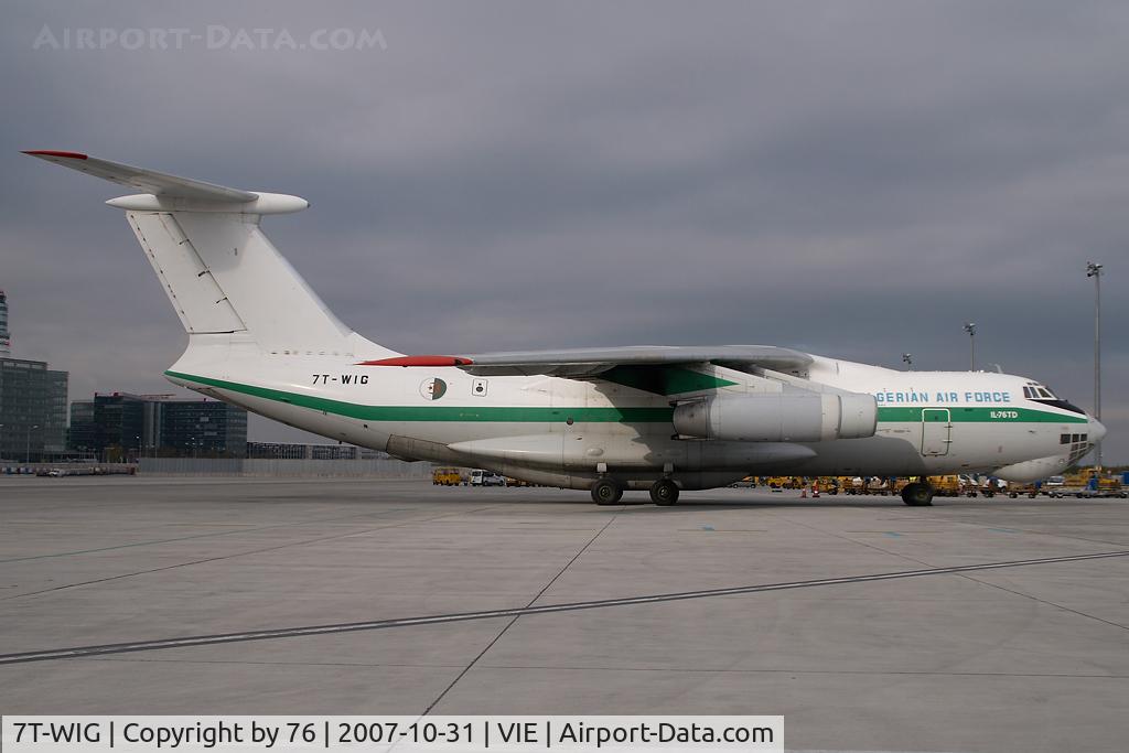 7T-WIG, 1992 Ilyushin Il-76TD C/N 1023413435, Algerian Air Force Iljuschin