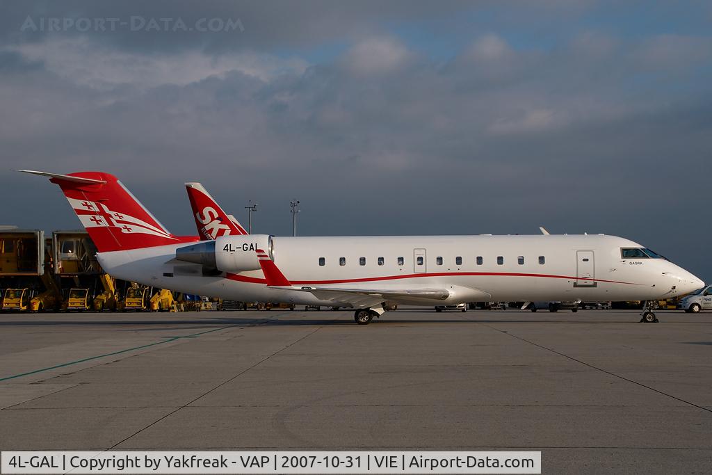 4L-GAL, 1995 Canadair CRJ-100ER (CL-600-2B19) C/N 7076, Georgian Airlines Regionaljet