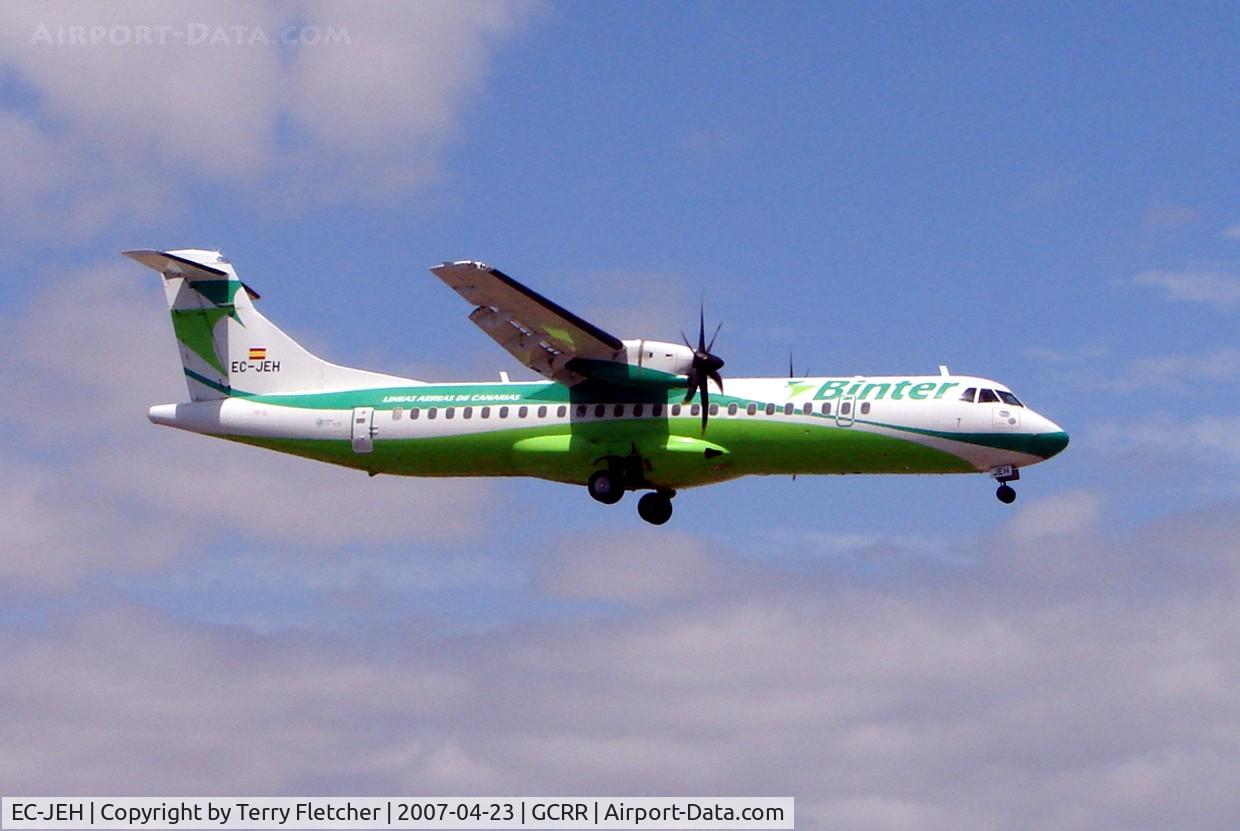 EC-JEH, 2005 ATR 72-212 C/N 716, Binter ATR72