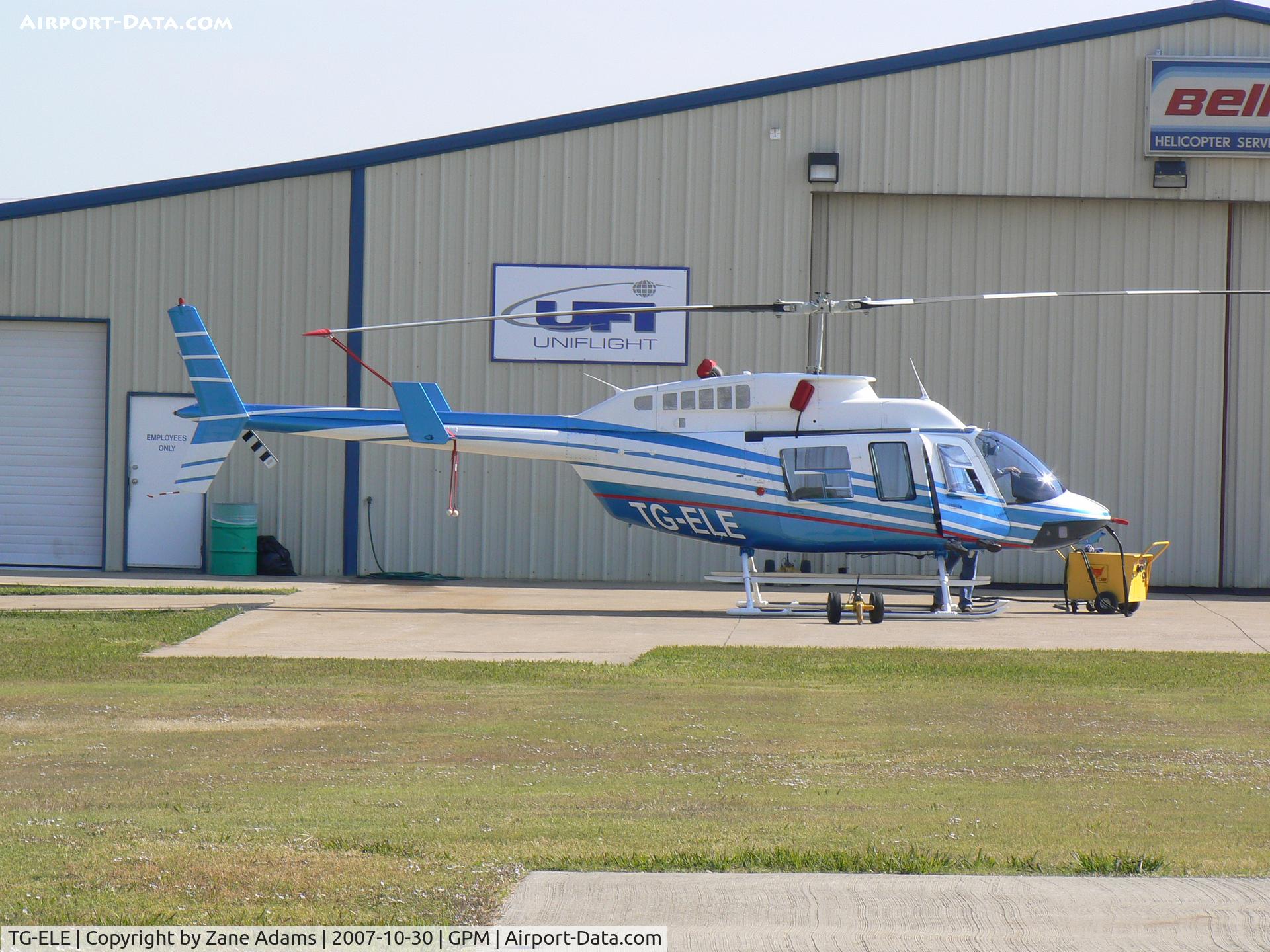 TG-ELE, Bell 206L LongRanger C/N Not found TG-ELE, At Grand Prairie Muni