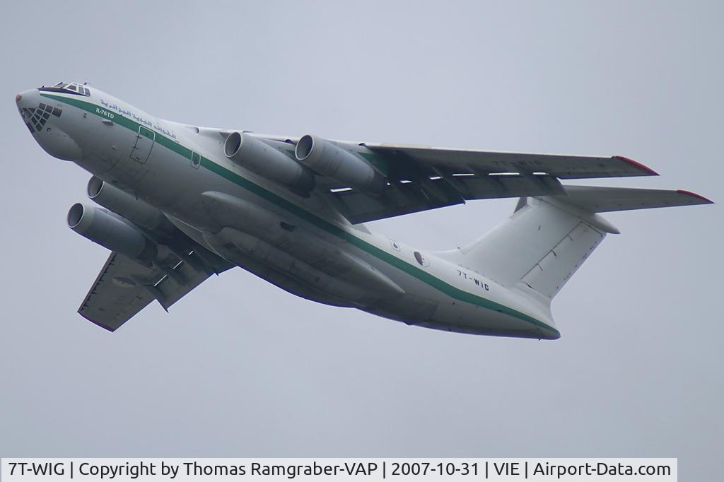 7T-WIG, 1992 Ilyushin Il-76TD C/N 1023413435, Algeria - Air Force Iljuschin 76