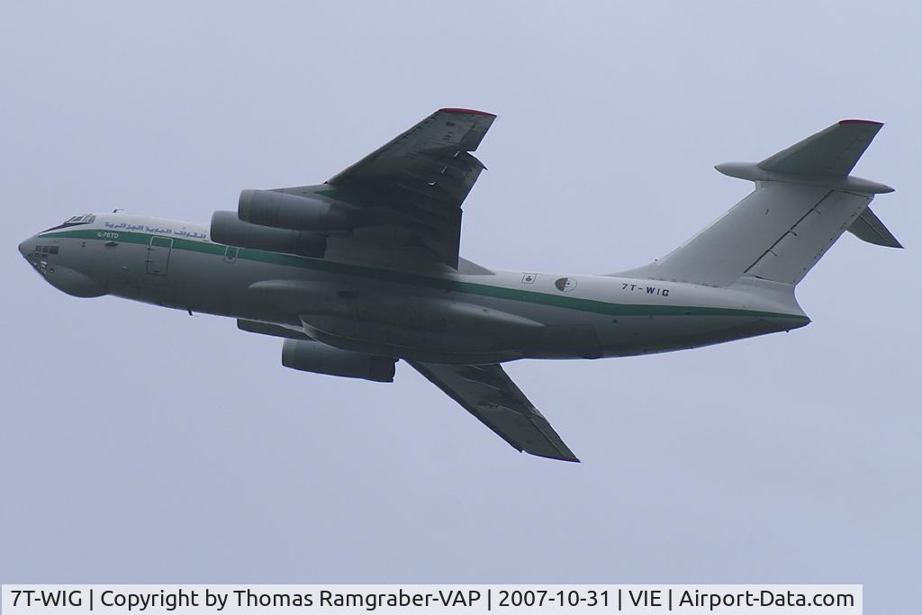 7T-WIG, 1992 Ilyushin Il-76TD C/N 1023413435, Algeria - Air Force Iljuschin 76