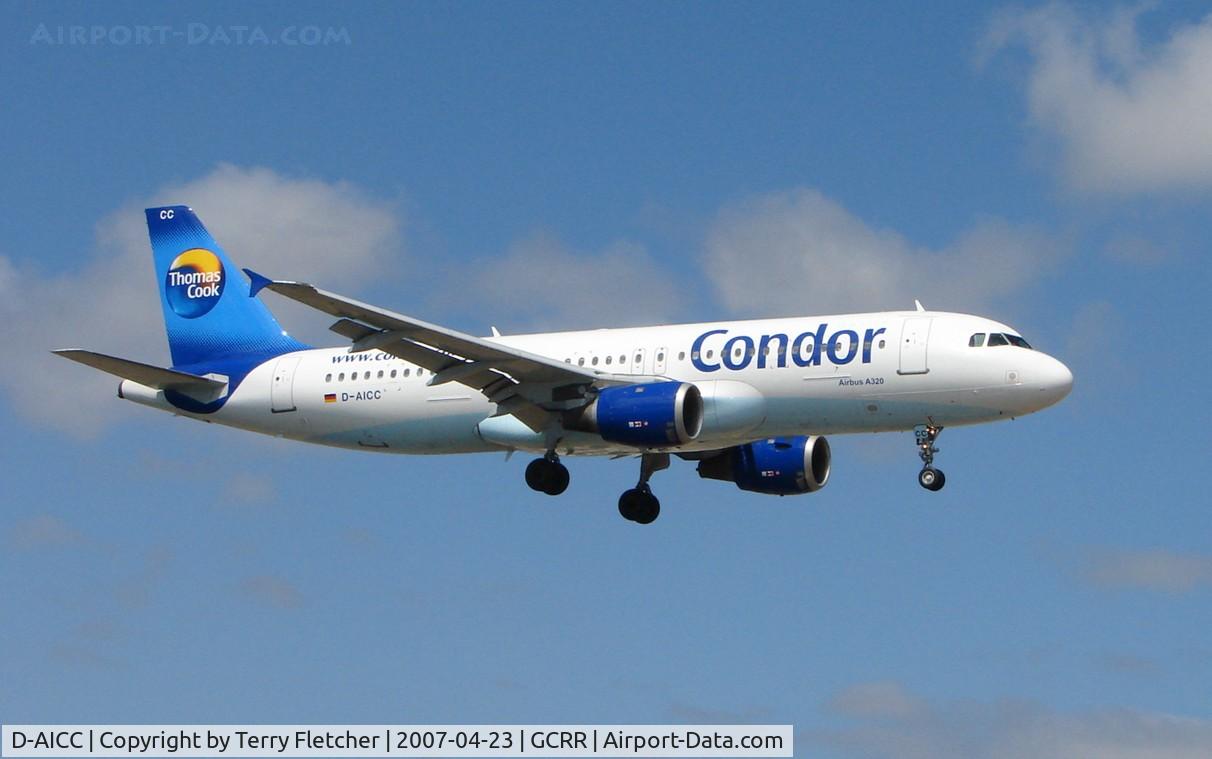 D-AICC, 1998 Airbus A320-212 C/N 0809, Condor A320 now painted in Thos Cook colours