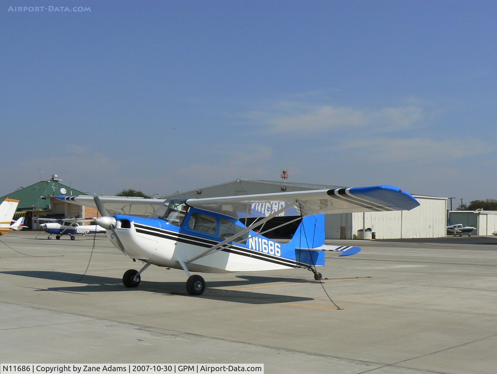 N11686, 1972 Bellanca 7KCAB Citabria C/N 310-72, On the ramp at Grand Prairie Muni