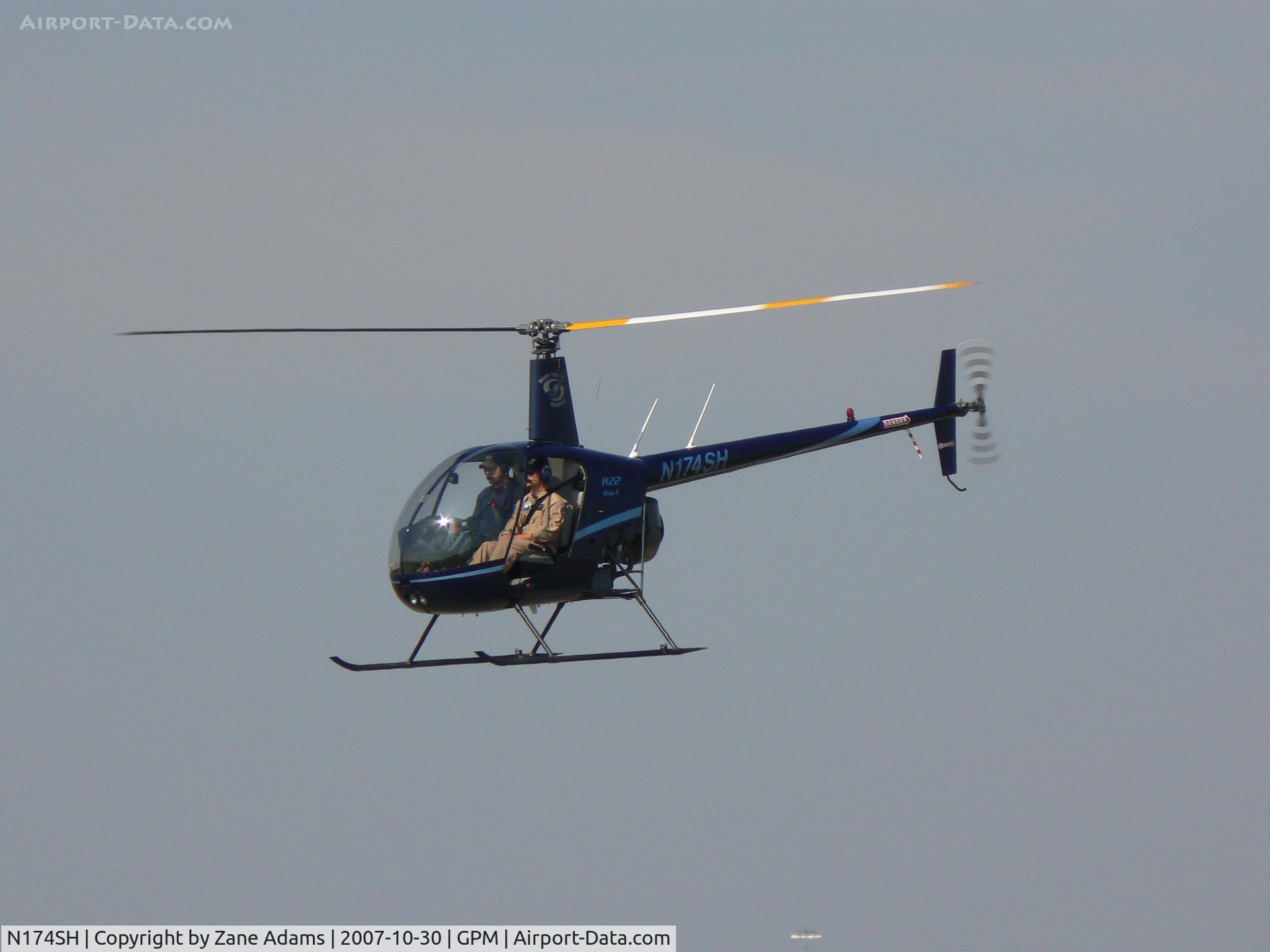 N174SH, 2007 Robinson R22 BETA C/N 4183, Flight Training