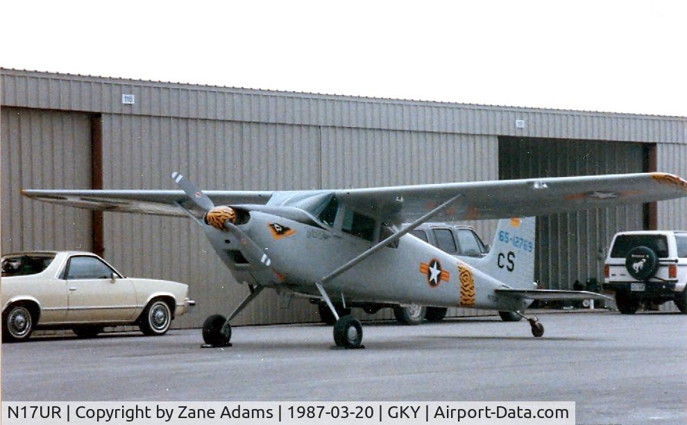 N17UR, Cessna 180 C/N 31008, At Arlington Muni
