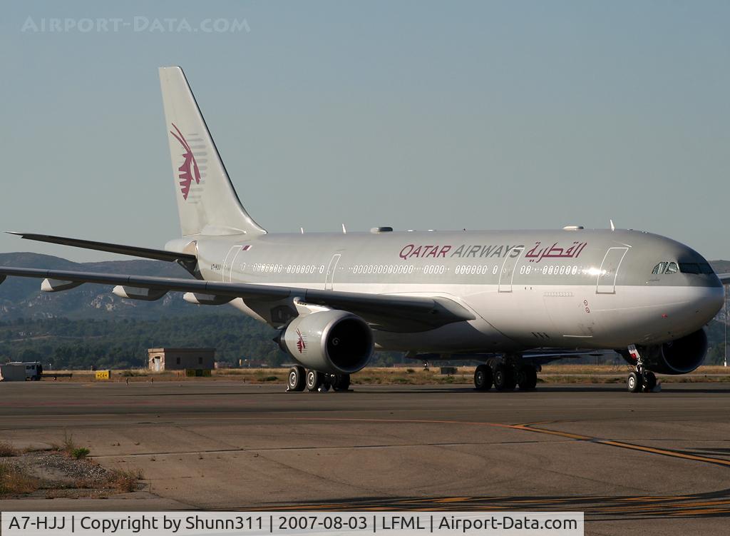 A7-HJJ, 2002 Airbus A330-203 C/N 487, Parked at General Aviation apron...