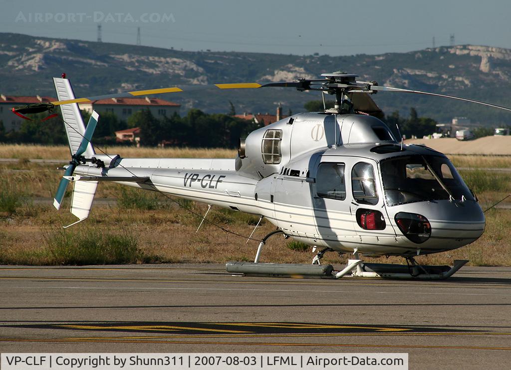 VP-CLF, 2001 Eurocopter AS-355N Ecureuil 2 C/N 5691, Parked at the General Aviation apron...