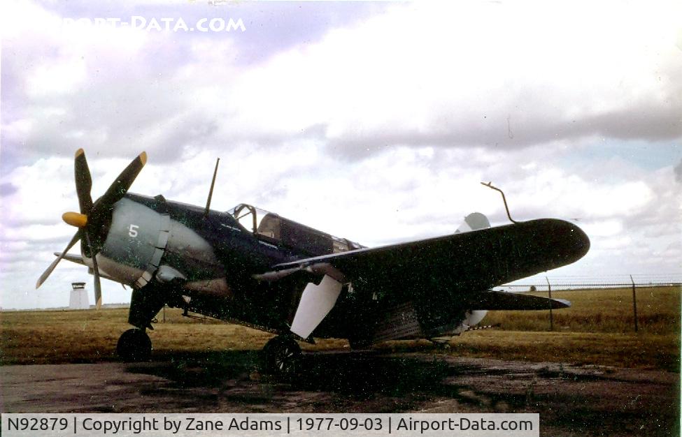 N92879, 1944 Curtiss SB2C-5 Helldiver C/N 83725, At Meacham Field