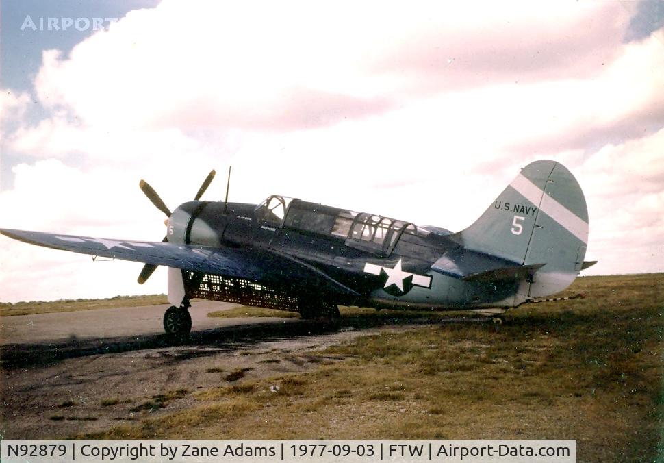 N92879, 1944 Curtiss SB2C-5 Helldiver C/N 83725, At Meacham Field