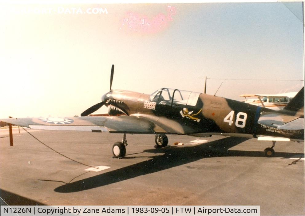 N1226N, Curtiss P-40N Warhawk C/N 29629, At Meacham Field