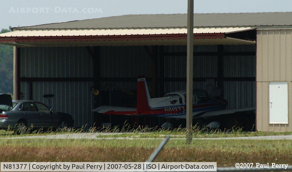 N81377, 1977 Grumman American AA-5B Tiger C/N AA5B0516, The Tiger tucked in
