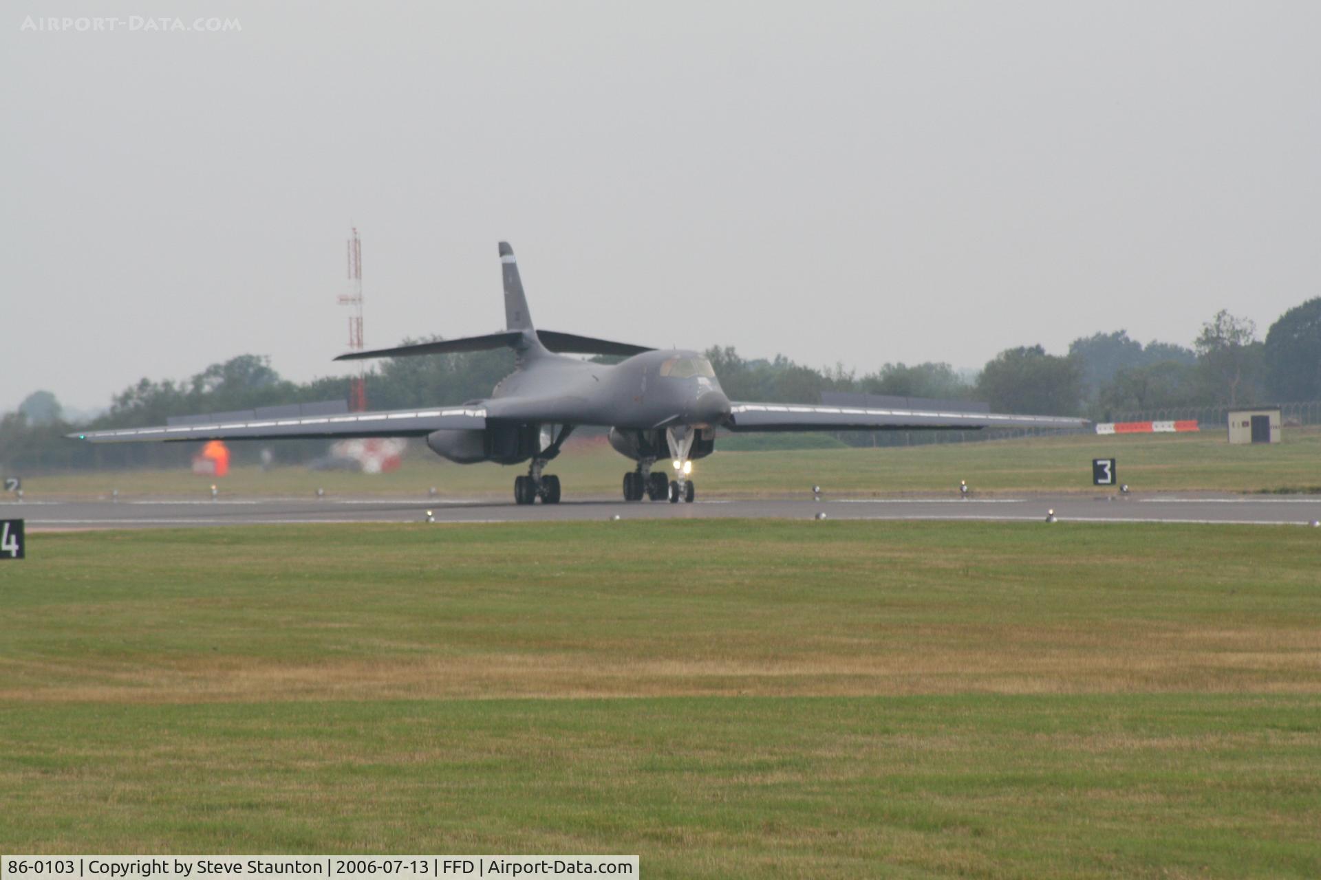 86-0103, 1986 Rockwell B-1B Lancer C/N 63, Royal International Air Tattoo 2006