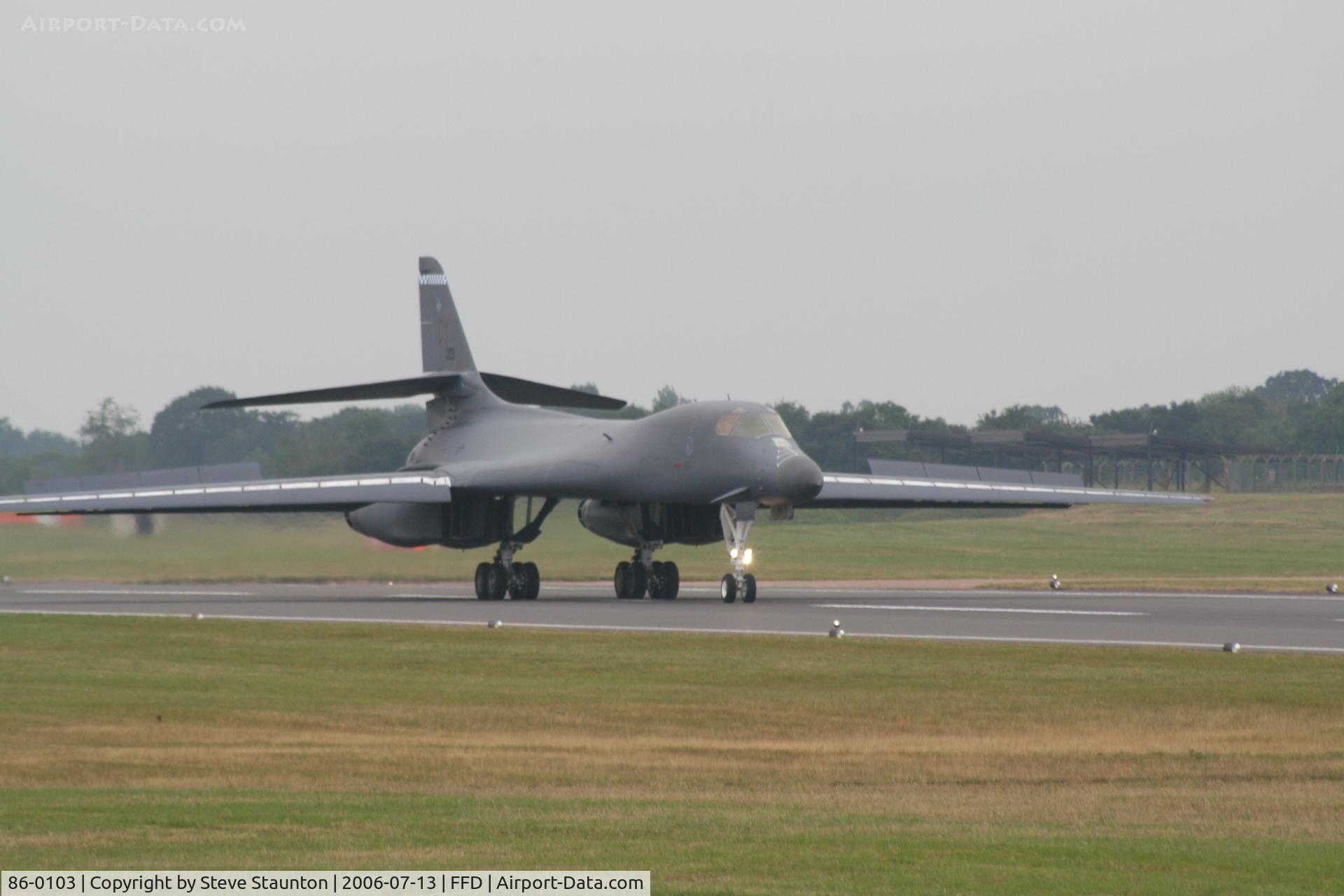 86-0103, 1986 Rockwell B-1B Lancer C/N 63, Royal International Air Tattoo 2006