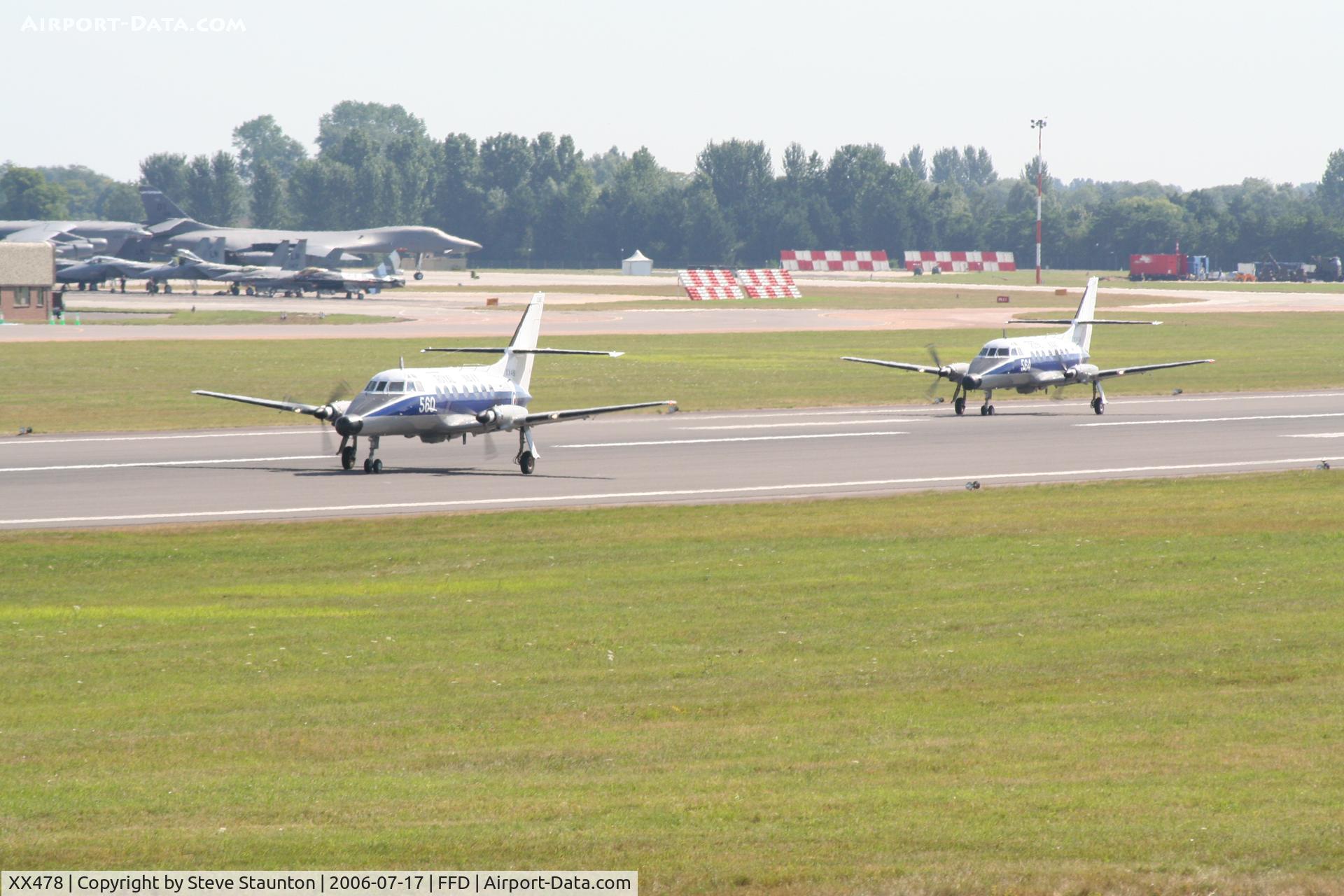 XX478, 1970 Scottish Aviation HP-137 Jetstream T.2 C/N 261, Royal International Air Tattoo 2006 (with XX481)