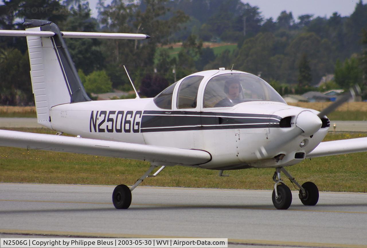 N2506G, 1979 Piper PA-38-112 Tomahawk C/N 38-79A0547, taxiing back to the threshold after landing.