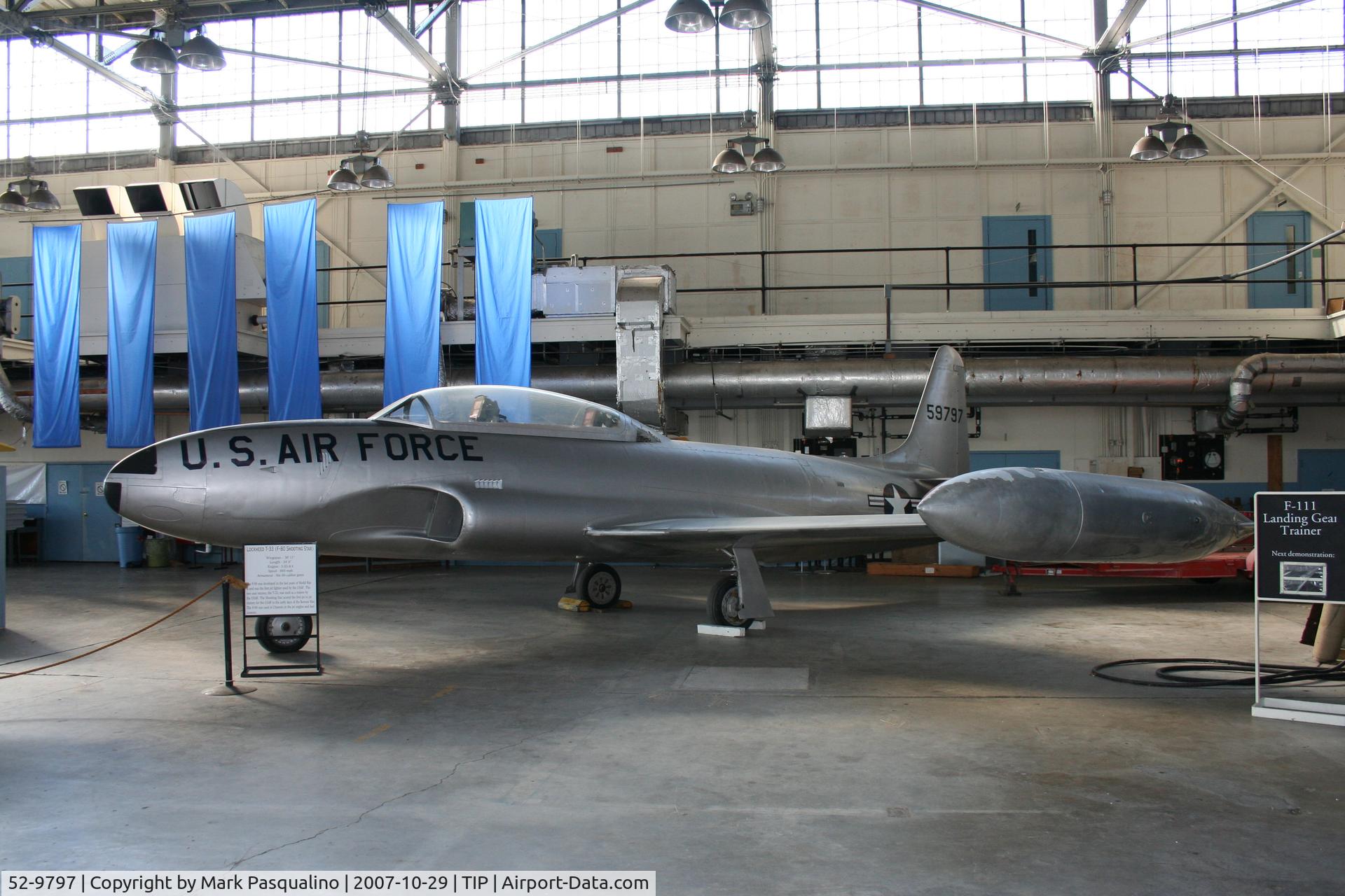 52-9797, 1952 Lockheed T-33A-1-LO Shooting Star C/N 580-8057, Lockheed T-33A
