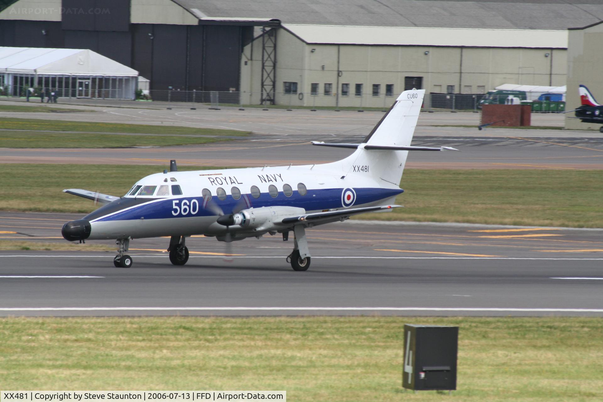 XX481, 1978 Scottish Aviation HP-137 Jetstream T.2 C/N 251, Royal International Air Tattoo 2006