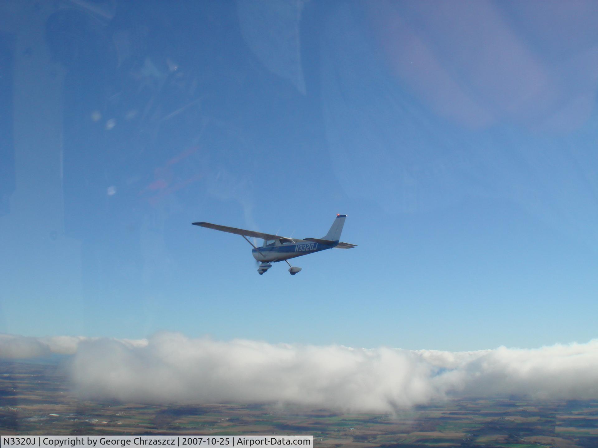 N3320J, 1966 Cessna 150G C/N 15066020, on the way to Newberry MI