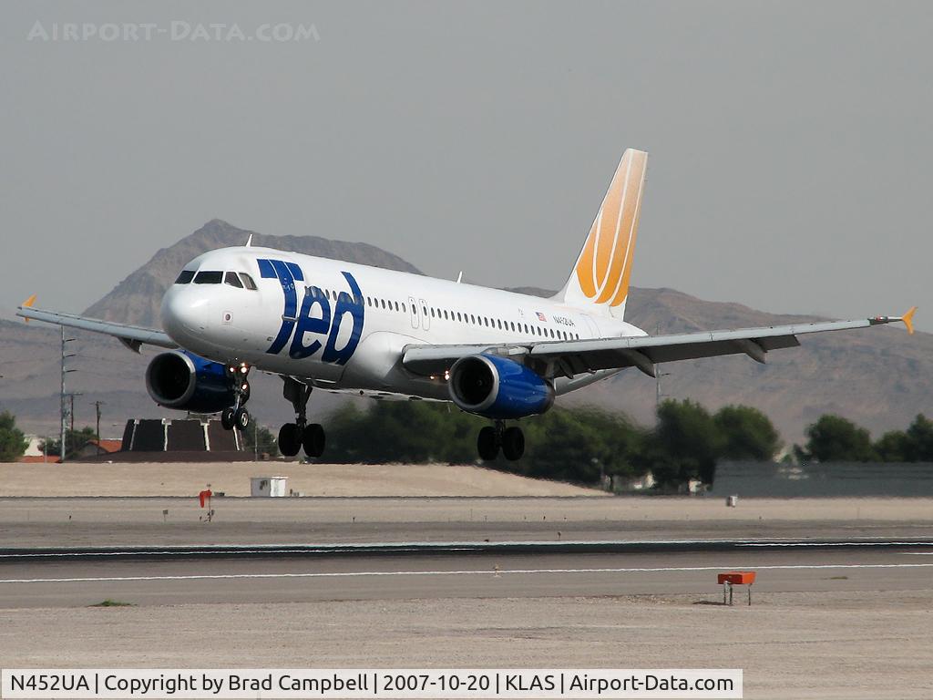 N452UA, 1999 Airbus A320-232 C/N 0955, Ted Airlines / 1999 Airbus Industrie A320-232