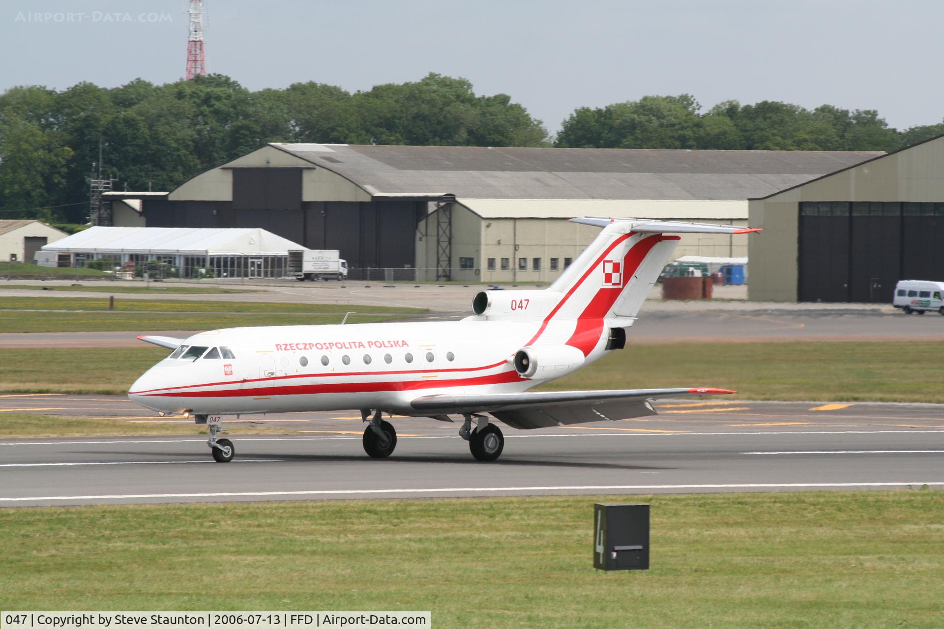 047, 1980 Yakovlev Yak-40 C/N 9021560, Royal International Air Tattoo 2006