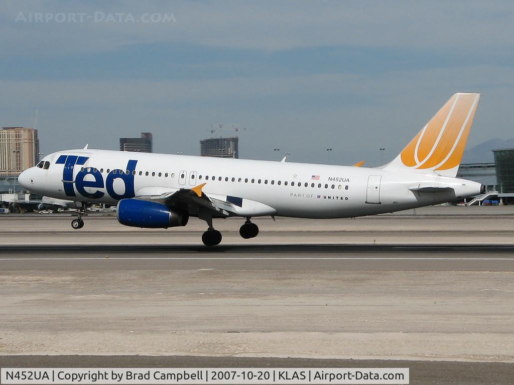 N452UA, 1999 Airbus A320-232 C/N 0955, Ted Airlines / 1999 Airbus Industrie A320-232