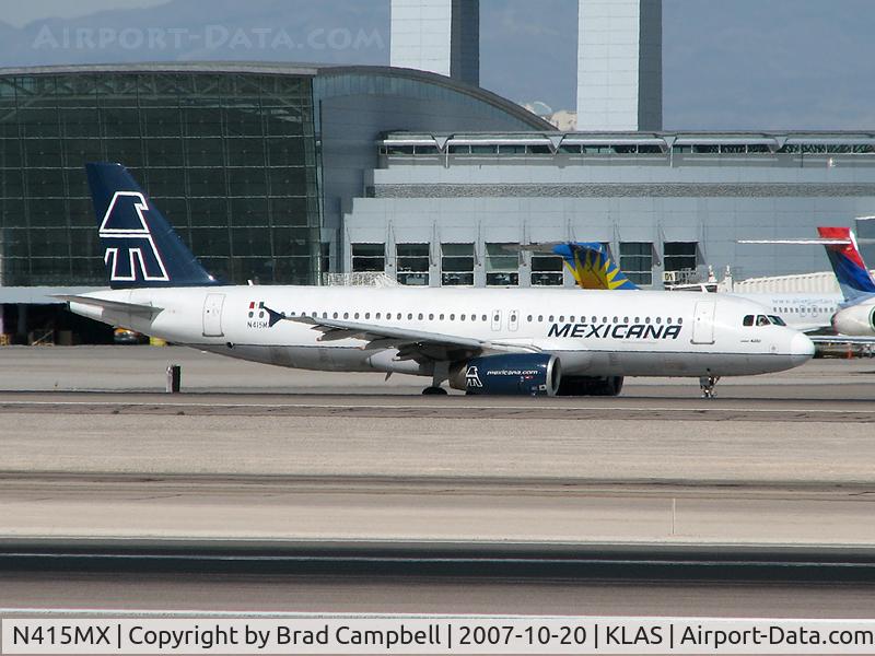 N415MX, 1994 Airbus A320-231 C/N 415, Mexicana / Airbus Industrie A320-231