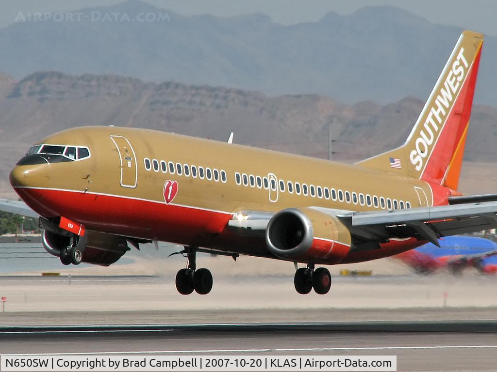 N650SW, 1997 Boeing 737-3H4 C/N 27720, Southwest Airlines / 1997 Boeing 737-3H4