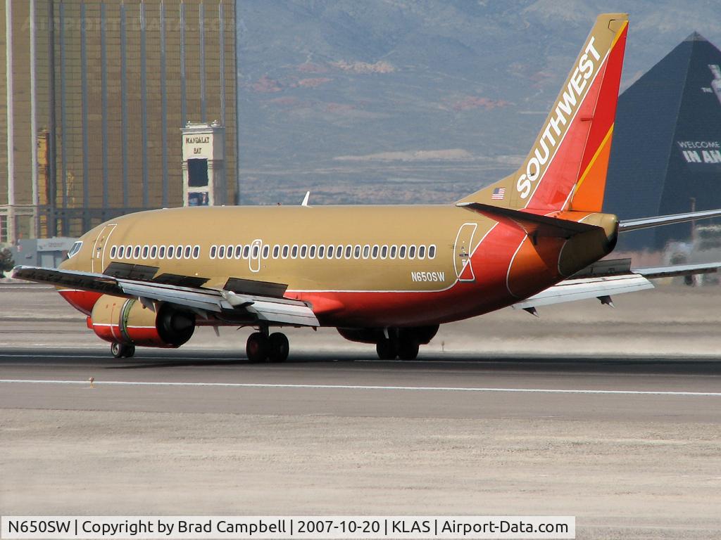 N650SW, 1997 Boeing 737-3H4 C/N 27720, Southwest Airlines / 1997 Boeing 737-3H4