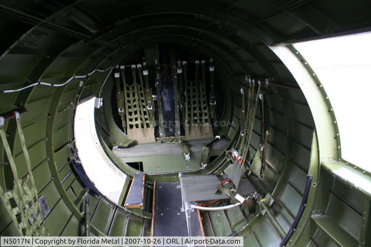 N5017N, 1944 Lockheed/Vega (Boeing) B-17G-105-VE Flying Fortress C/N 8649, Tail area of B-17
